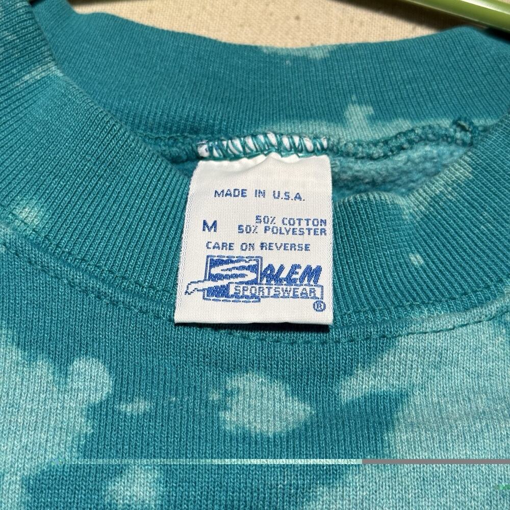 Vintage 90s Salem Tie-Dye NFL Super Bowl XXX Sweatshirt Size M Made in USA - Picture 5 of 9